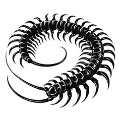 ‎A centipede vector style