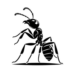 ‎A ant silhouette vector style