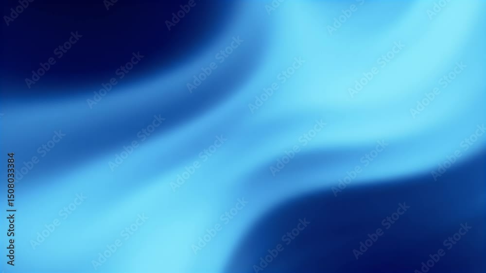 Poster Abstract Blue Wave: Dynamic Gradient Motion Background