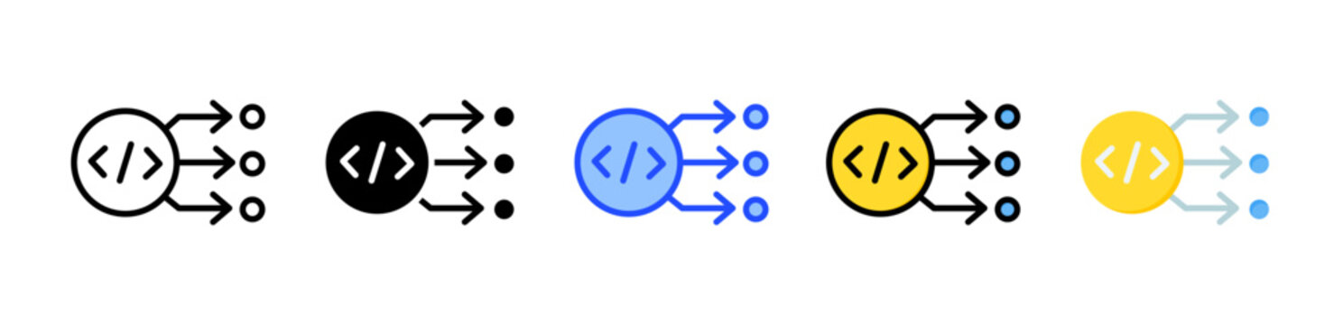 Thread Icon Collection With Multiple Styles