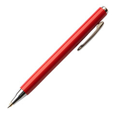 Red Ballpoint Pen, Office Supply, Writing Instrument, Stationery