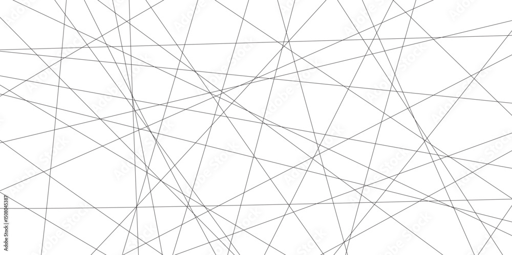Leinwandbilder Abstract black lines with white background. Creative and geometric shape with luxury pattern and paper texture design. abstract background with stripes for website design Technology background.	
