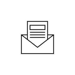 Start-up Outline Icon Message