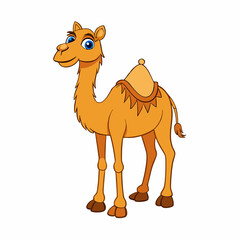 camel on a white background