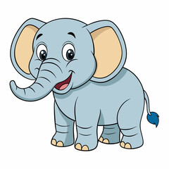 funny elephant cartoon