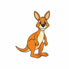 animal, cartoon, dog, vector, illustration, kangaroo, mammal, pet, isolated, cute, brown, chihuahua, baby, cat, drawing, deer, funny, puppy, wild, art, zoo, nature, rabbit, character, wildlife