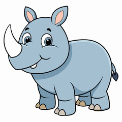 cartoon rhino cartoon