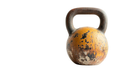 A kettlebell with a strong grip handle, ready for a workout, Transparent background, PNG file