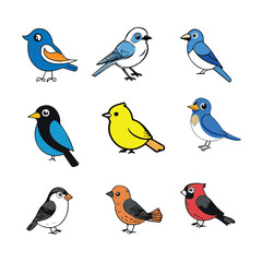 bird vector pics