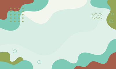 Abstract Background with Soft Curves: A visually pleasing abstract design composed of gentle, flowing shapes and a refreshing color palette creates a sense of calm and modern elegance.