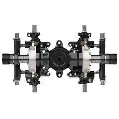 Fototapeta premium Axle isolated on white background 