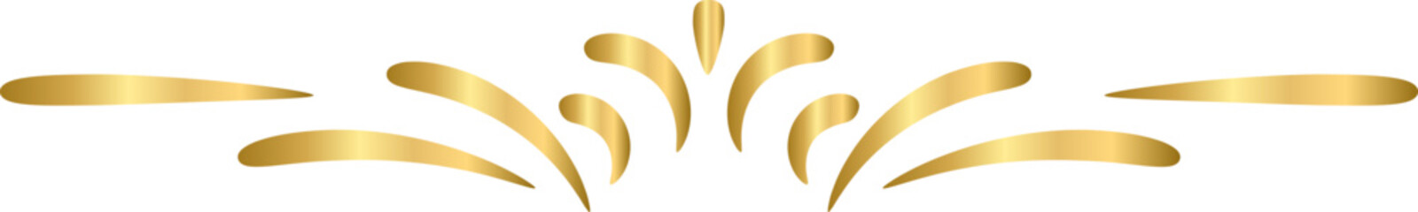 gold border divider luxury decoration