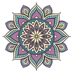 Lineal mandala background