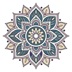 Lineal mandala background