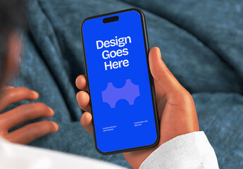 Phone Mockup With Hand