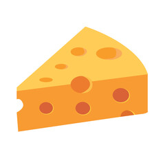 Triangular piece of cheese, object onthe