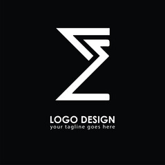 CE CE Logo Design, Creative Minimal Letter CE CE Monogram