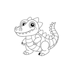 Fototapeta premium Coloring page. Vector illustration.