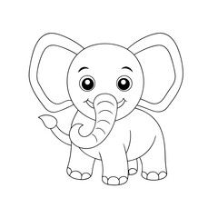 Fototapeta premium Coloring page. Vector illustration.