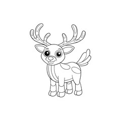 Coloring page. Vector illustration.