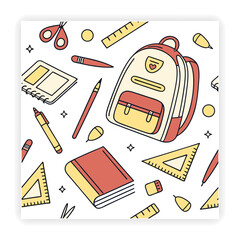 School and Education Doodle Set 