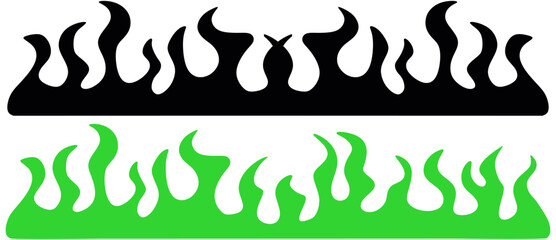 Gothic neon flames background. y2k elements and abstract wallpaper. Acid neo tribal fire