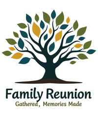 Fototapeta premium Unite in Style – Custom Family Reunion T-Shirt Logos