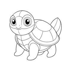 Fototapeta premium Coloring page. Vector illustration.