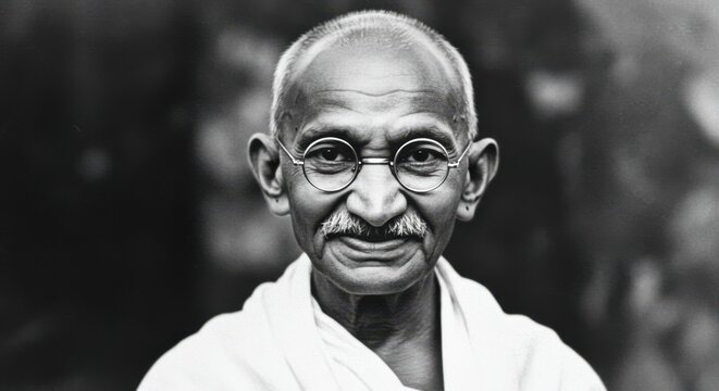 Mahatma Gandhi - Iconic Portrait,  Mahatma Gandhi, Gandhi, Bapu, Indian, India, leader, independence, freedom fighter