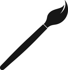 vector illustration of a paintbrush