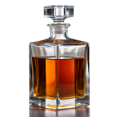 Whiskey bottle Isolated on a transparent background.