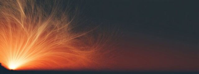 Obraz premium Vibrant Sunrise with Rays