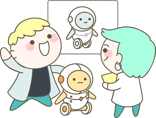 happy parents with baby