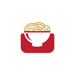 C noodle logo food business design