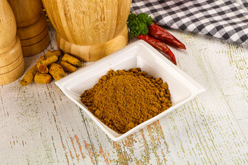 Indian cuisine - curry powder for culinary