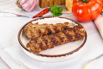 Beef kebab minced meat shashlik
