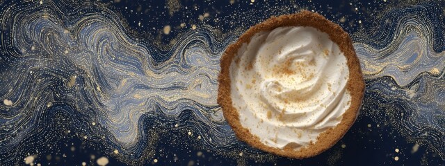 Whipped Cream Dessert in Bowl