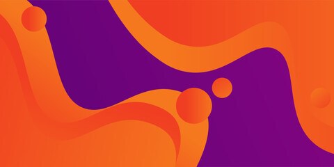 Modern dark purple orange pink geometric . Dynamic style banner design from fruit concept.  It is suitable for posters, flyers, websites, covers, banners, advertising
