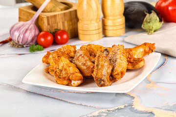 Grilled spicy chili chicken wings