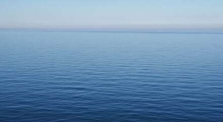 4k ULTRA HD Overlay Horizon Scene with Flat Calm Water and Vibrant Gradient Sky