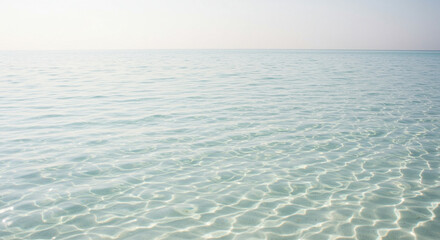 4k ULTRA HD Overlay Horizon Scene with Flat Calm Water and Vibrant Gradient Sky