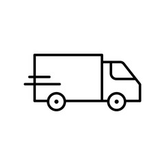 Fototapeta premium Delivery truck icon