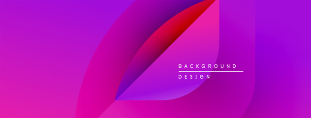 Abstract gradient background. Pink, purple, blue hues blend smoothly. Modern design element for digital projects. Minimalist aesthetic.
