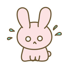 あやまるうさぎ