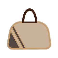 leather tote bag icon
