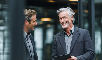 Business experts are talking with marketing experts in an office conference room.