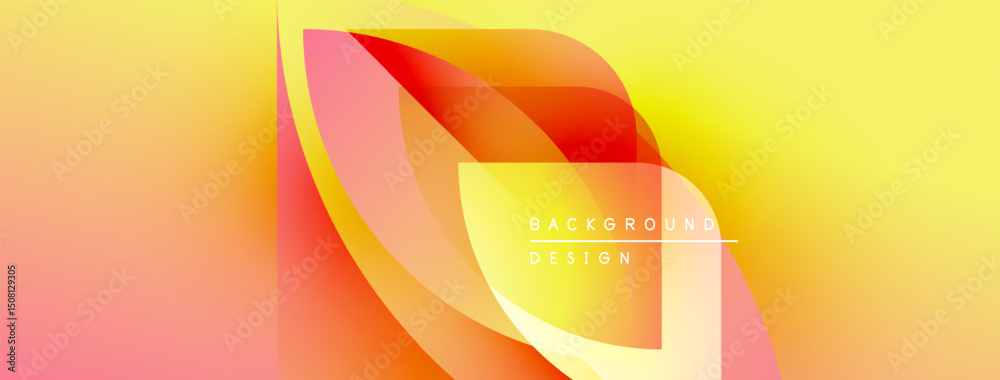 Leinwandbilder abstract gradient design. warm colors blend, creating dynamic visual effect. modern aesthetic, suita