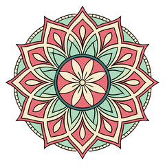 Lineal mandala background