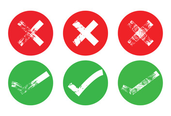 grüne Haken






Grunge check mark rubber stamp vector set. Correct, incorrect rubber stamps


