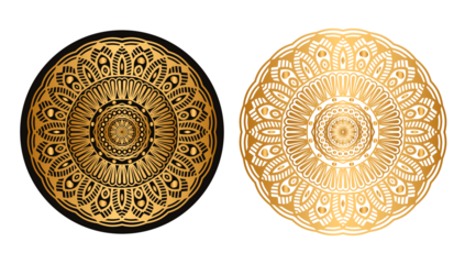 luxury floral golden mandala for indian wedding invitation card template design islamic arabic mandala ornament background	
